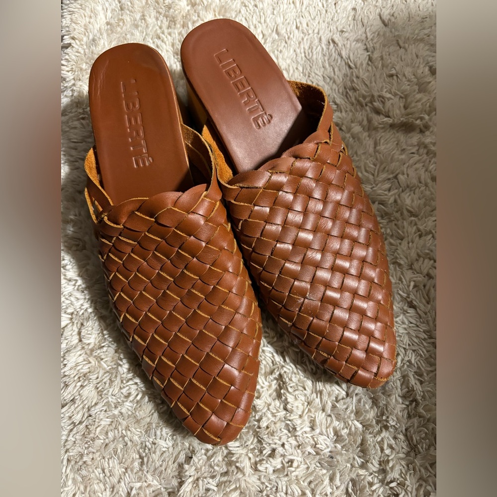 Woven Low Mules